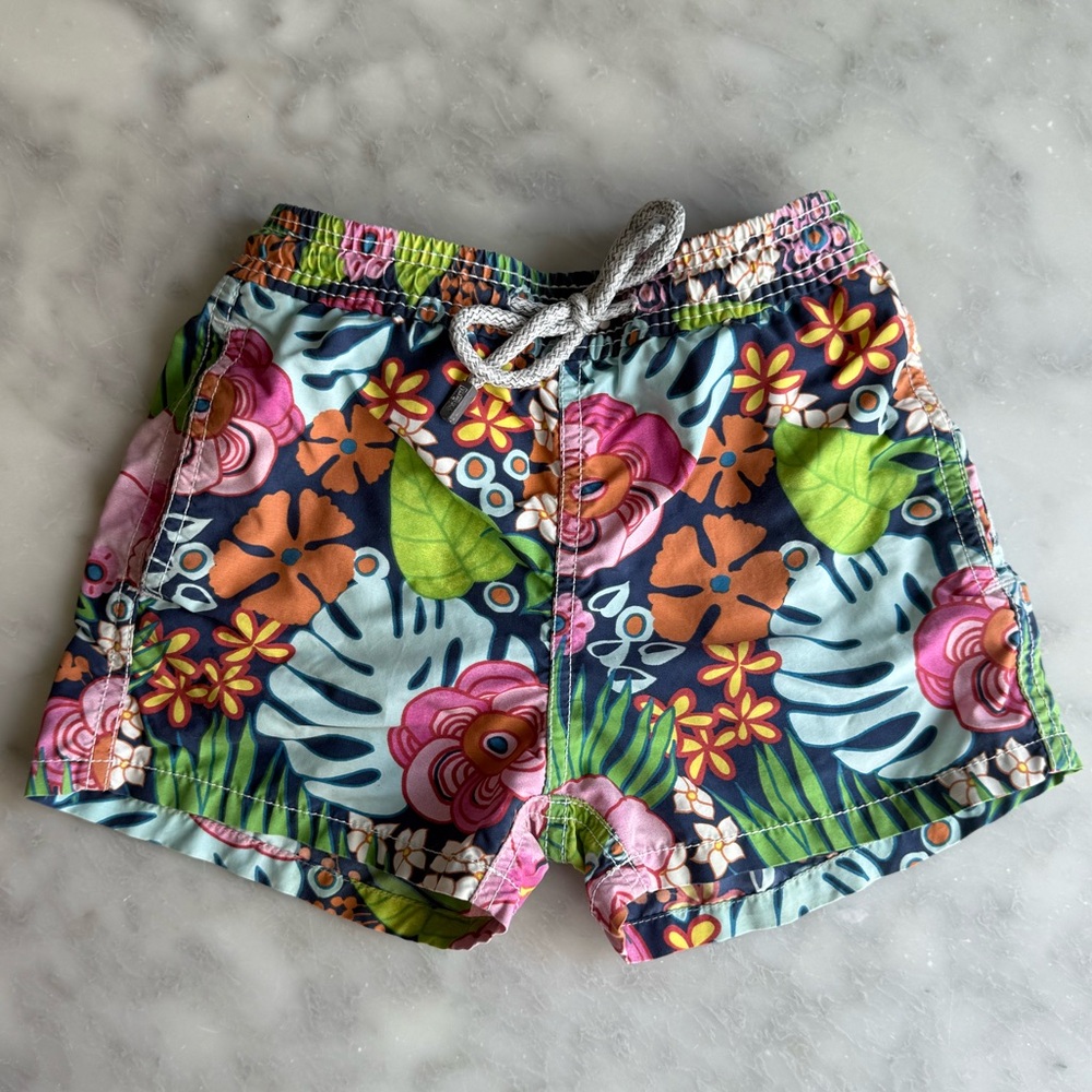 VILEBREQUIN SWIM TRUNKS FLORAL BOY’S SZE 6